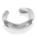 Wave bangle, wide by Rauni Higson