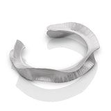 Wave bangle, wide by Rauni Higson