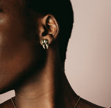 Gold Vermeil Tooth Earrings by Duxford Studios