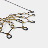 Large Iron Squiggle Pendant by Ann Catrin Evans