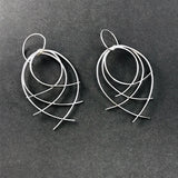 Filaments Round Earrings by Karen Williams