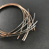 Filaments Rose Gold Plate Bangle by Karen Williams