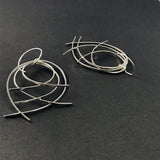 Filaments Round Earrings by Karen Williams