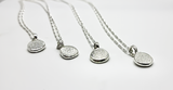 Sparkle Effect Blobby Pendant by Rebecca Oldfield
