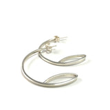 Long Pod Hoops by Karen Williams