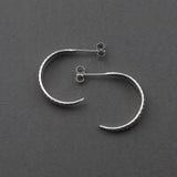 Sea Oak Wide Hoops by Karen Williams