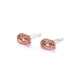 Copper Knot Studs by Ann Catrin Evans