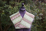 Endless scarf in green & brown by Adam Rae