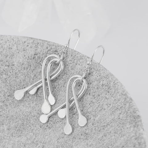 Tidal Double Earrings by Angela Evans