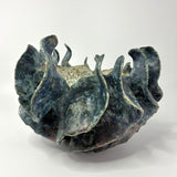 Blue Tidal Pot by Bev Bell-Hughes