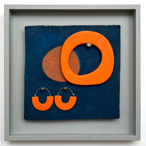 Eclipse + Vivid Orange by Bronwen Gwillim