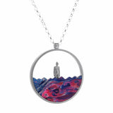 Necklace - Cold Water, Clear mind by Caroline Brogden