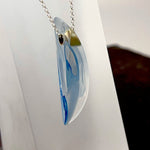 Aqua Glass Pendant by Charlie Burke