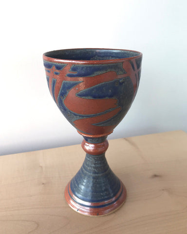 Ceramic Goblet by Mick Morgan