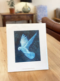 Dove - collagraph by Ruth Thomas