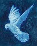 Dove - collagraph by Ruth Thomas