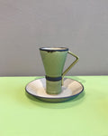 Deco cup and saucer by Ian Rylatt