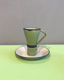 Deco cup and saucer by Ian Rylatt