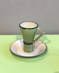 Deco cup and saucer by Ian Rylatt
