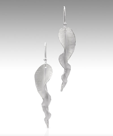 Harts Tongue Fern Earrings by Rauni Higson