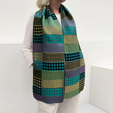 Ezra textured scarf, large by Margo Selby