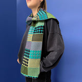 Ezra textured scarf, small by Margo Selby