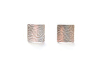 Curved square medium studs by Kathryn Willis