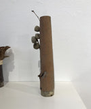 Eucalyptus bark pot with acorns by Jane Bevan