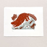Beaver - Screenprint by Folded Forest