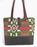 Welsh Collection Tote Bag in Forest Moss by Coterie Leather