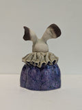 Small Hare Bust (Purple) by Helen Higgins