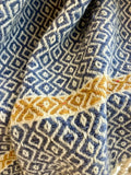 Hyacinth Llanover throw by Sioni Rhys Handweavers