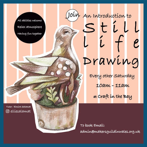 Introduction to Still Life Drawing over 6 sessions with Elmira Salamat