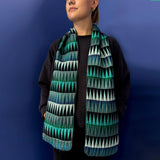 Isla textured scarf, small by Margo Selby