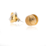 Two Toned Floral Earrings by Jessica Jue