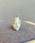 Stoneware Penarlâg slip ratting pebble bottle by Kirsti Hannah Brown