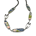 Long framed fragment necklace by Lindsey Mann