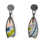 Petal drop earrings by Lindsey Mann
