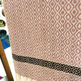 Lilac Llanover throw by Sioni Rhys