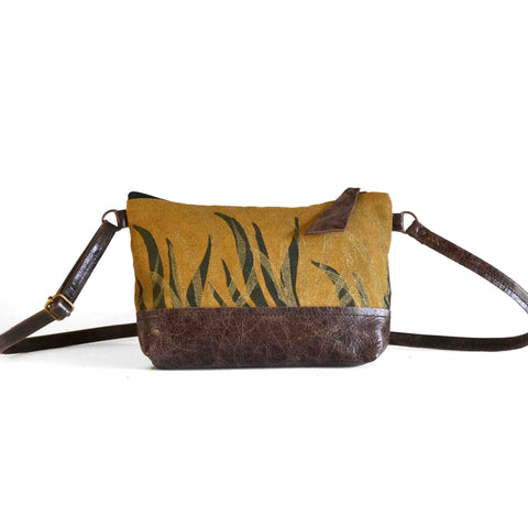 Little Bag in Ochre by Lynda Shell