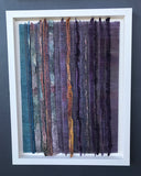 Logwood - Hand Woven Collage by Jill Riley