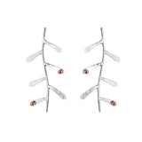 Long Fern Studs by Angela Evans