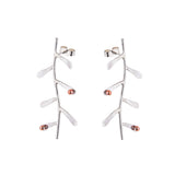 Long Fern Studs by Angela Evans