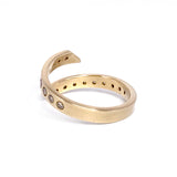 9ct Luxe End Eternity Ring with Champagne Diamonds by Jodie Hook