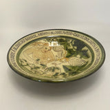 Blodeuwedd and the owl bowl no 1 by Margaret Brampton