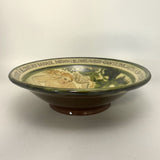 Blodeuwedd and the owl bowl no 1 by Margaret Brampton