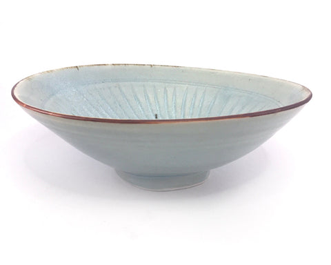 Thrown Fluted Bowl by Margaret Frith
