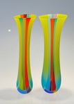 Green + Turquoise Duo Vessel by Ruth Shelley