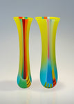 Green + Turquoise Duo Vessel by Ruth Shelley
