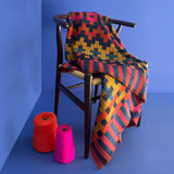 Field, British wool blanket by Margo Selby